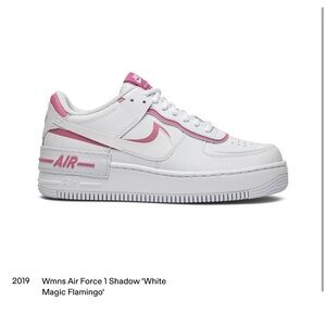 Limited Edition Nike Air Force 1 Shadow ‘White Magic Flamingo’